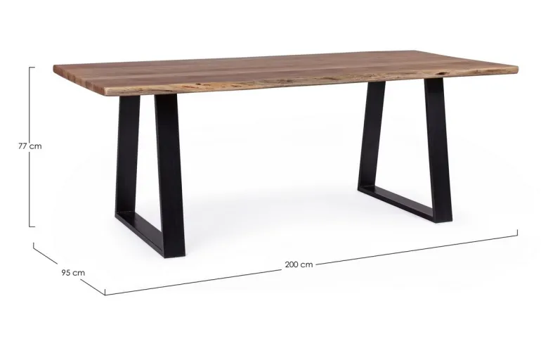 TAVOLO FISSO IN LEGNO - ARTUR