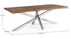 TAVOLO FISSO IN LEGNO - ARKANSAS