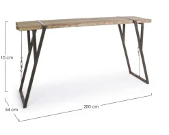 TAVOLO FISSO IN LEGNO - BLOCKS