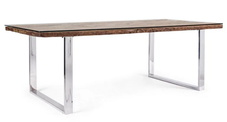 TAVOLO FISSO IN LEGNO 220X100 - STANTON