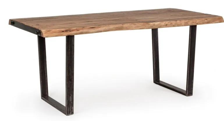 TAVOLO FISSO IN LEGNO 180X90 - ELMER