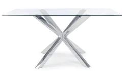 TAVOLO FISSO IN VETRO - MAY