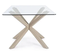 TAVOLO FISSO IN VETRO - MAY