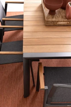 TAVOLO IN ALLUMINIO ANTRACITE GK52 - CAMERON