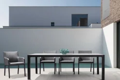 TAVOLO IN ALLUMINIO ANTRACITE JX55 - MASON