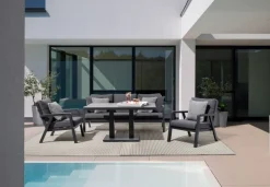 TAVOLO IN ALLUMINIO ANTRACITE JX55 - TRUMAN