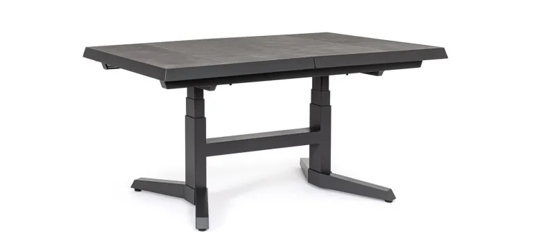 TAVOLO IN ALLUMINIO ANTRACITE JX55 - ROBERT