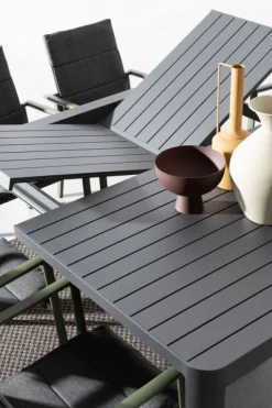 TAVOLO IN ALLUMINIO ANTRACITE CX23 - KIPLIN