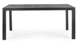 TAVOLO IN ALLUMINIO ANTRACITE JX55 - MASON