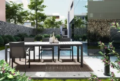 TAVOLO IN ALLUMINIO ANTRACITE CX23 - KIPLIN