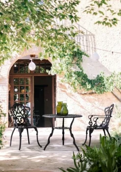 TAVOLO IN ALLUMINIO D80 ANTARCITE - VICTORIA