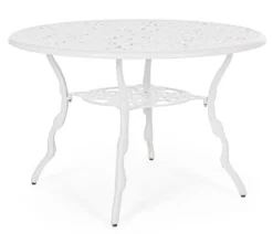 TAVOLO IN ALLUMINIO D110 BIANCO - VICTORIA