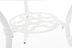 TAVOLO IN ALLUMINIO D80 BIANCO - VICTORIA