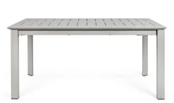 TAVOLO IN ALLUMINIO 160/240X100 - KONNOR RASTIN
