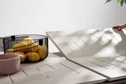 TAVOLO IN ALLUMINIO 160/240X100 - KONNOR RASTIN