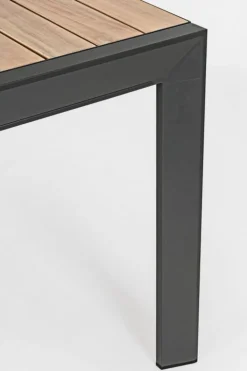 TAVOLO IN ALLUMINIO 160-240X100 ANTRACITE YK13 - BELMAR