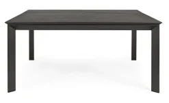 TAVOLO IN ALLUMINIO 110/160X160 ANTRACITE CX23 - KONNOR