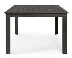TAVOLO IN ALLUMINIO 110/160X160 ANTRACITE CX23 - KONNOR