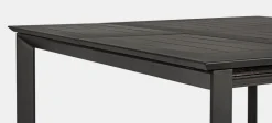 TAVOLO IN ALLUMINIO 110/160X160 ANTRACITE CX23 - KONNOR