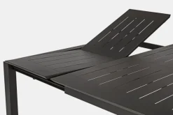 TAVOLO IN ALLUMINIO 110/160X160 ANTRACITE CX23 - KONNOR