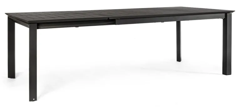 TAVOLO IN ALLUMINIO 160/240X100 ANTRACITE CX23 - KONNOR