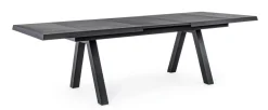 TAVOLO IN ALLUMINIO 205/265X103 ANTRACITE JX55 - KRION