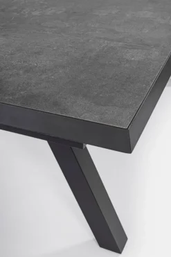 TAVOLO IN ALLUMINIO 205/265X103 ANTRACITE JX55 - KRION