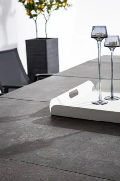 TAVOLO IN ALLUMINIO 205/265X103 ANTRACITE JX55 - KRION