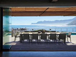 TAVOLO IN ALLUMINIO 253/319/384X110 ANTRACITE GK52 - CAMERON