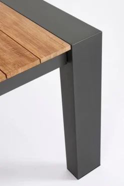 TAVOLO IN ALLUMINIO 253/319/384X110 ANTRACITE GK52 - CAMERON