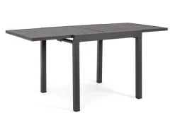 TAVOLO IN ALLUMINIO 83/166X80 ANTRACITE YK13 - PELAGIUS