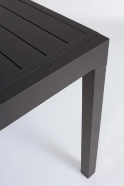 TAVOLO IN ALLUMINIO 83/166X80 ANTRACITE YK13 - PELAGIUS