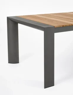 TAVOLO IN ALLUMINIO 228-294X100 ANTRACITE GK52 - CAMERON