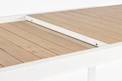 TAVOLO IN ALLUMINIO 220-340X100 BIANCO YK11 - BELMAR