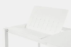 TAVOLO IN ALLUMINIO 160/240X100 BIANCO CX21 - KONNOR