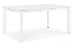 TAVOLO IN ALLUMINIO 160/240X100 BIANCO CX21 - KONNOR