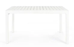 TAVOLO IN ALLUMINIO 135/270X90 BIANCO YK11 - PELAGIUS