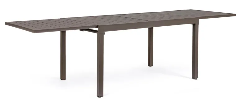 TAVOLO IN ALLUMINIO 135-270X90 COFFEE YK14 - PELAGIUS