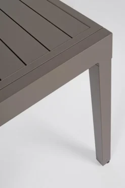 TAVOLO IN ALLUMINIO 135-270X90 COFFEE YK14 - PELAGIUS