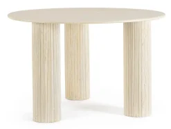 TAVOLO IN LEGNO 6 PERSONE ROTONDO FISSO - DACCA