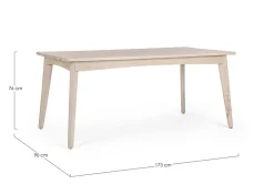 TAVOLO IN LEGNO - SAHANA