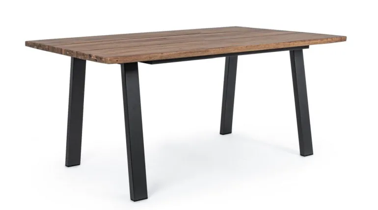 TAVOLO IN LEGNO ANTRACITE 160X90 - OSLO FSC