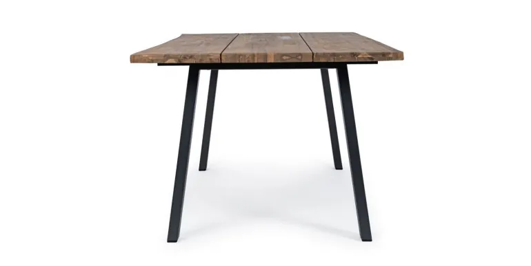 TAVOLO IN LEGNO ANTRACITE 200X100 - OSLO FSC