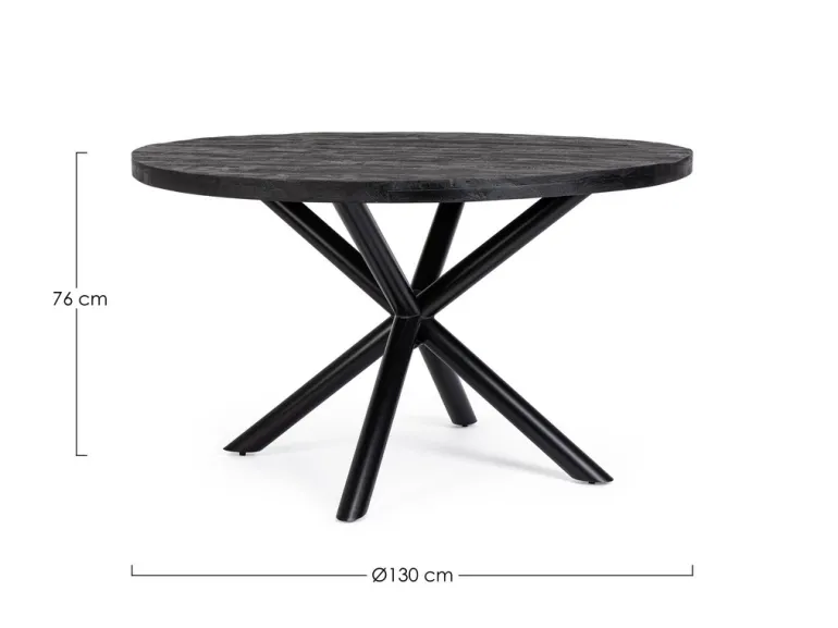 TAVOLO IN LEGNO D130 - HASTINGS