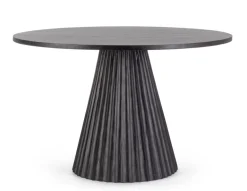 TAVOLO IN LEGNO NERO D120 - ORISSA