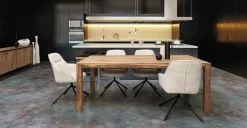 TAVOLO IN LEGNO SHEESHAM 200X100 - NARTAN