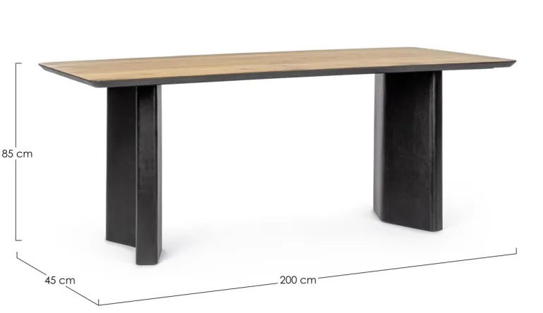 TAVOLO IN LEGNO 190X90 - STANWOOD