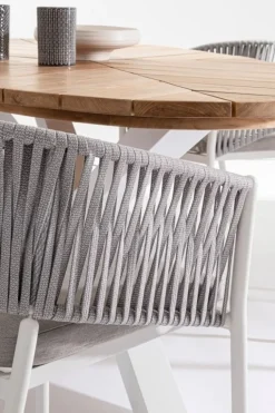 TAVOLO IN TEAK BIANCO RT01 - PALMDALE