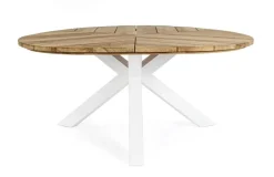 TAVOLO IN TEAK BIANCO RT01 - PALMDALE