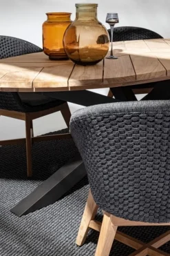 TAVOLO IN TEAK CARBON RT02 - PALMDALE